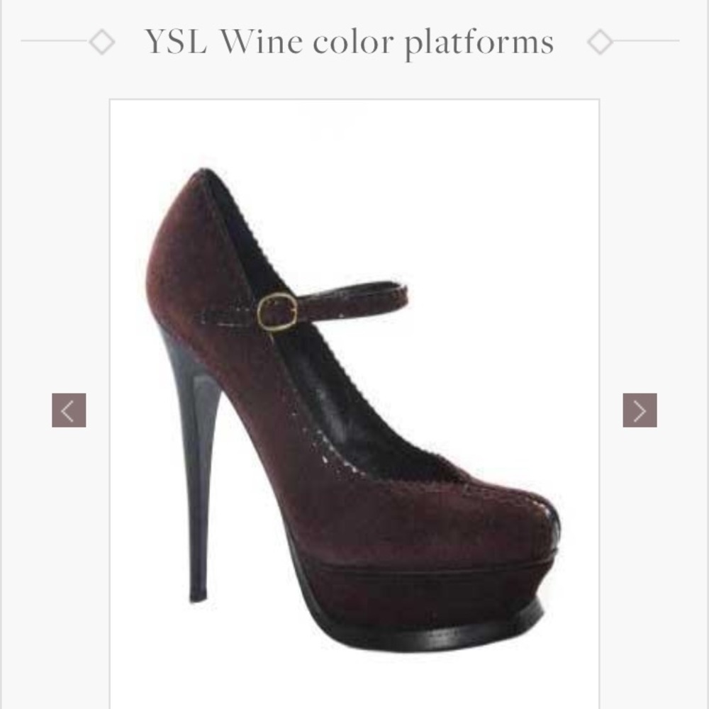 YSL platforms